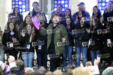 Auftritt von Ed Sheeran in New York