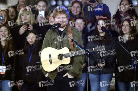 Auftritt von Ed Sheeran in New York