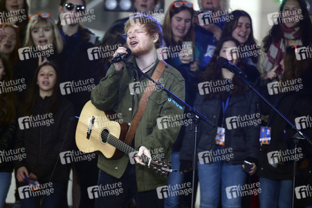 Auftritt von Ed Sheeran in New York