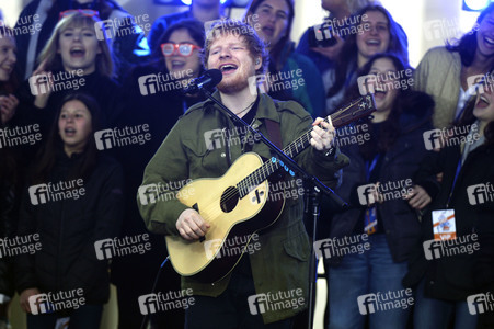 Auftritt von Ed Sheeran in New York