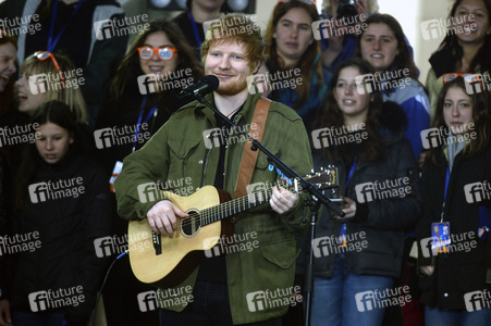 Auftritt von Ed Sheeran in New York