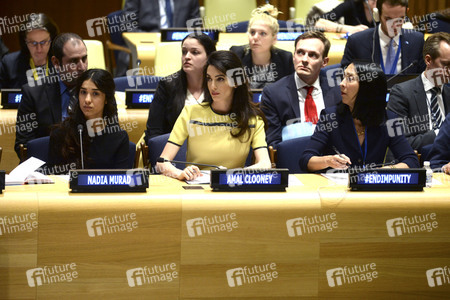 Amal Clooney spricht bei den Vereinten Nationen in New York