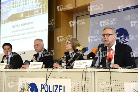 Pressekonferenz zur Verhaftung von Marcel H. in Dortmund