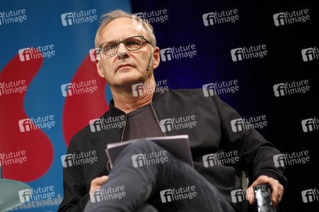Marcel Reif und Reinhold Beckmann auf der lit.Cologne 2017 in Köln