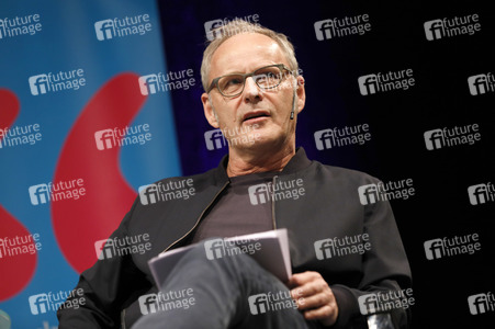Marcel Reif und Reinhold Beckmann auf der lit.Cologne 2017 in Köln
