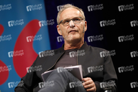 Marcel Reif und Reinhold Beckmann auf der lit.Cologne 2017 in Köln