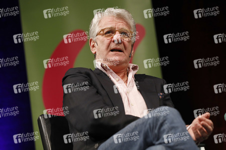 Marcel Reif und Reinhold Beckmann auf der lit.Cologne 2017 in Köln