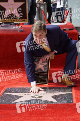 John Goodman erhält einen Stern auf dem Hollywood Walk of Fame in Los Angeles