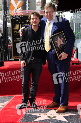 John Goodman erhält einen Stern auf dem Hollywood Walk of Fame in Los Angeles