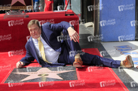 John Goodman erhält einen Stern auf dem Hollywood Walk of Fame in Los Angeles