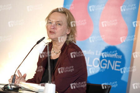 Michael Krüger und Elke Heidenreich auf der lit.Cologne 2017 in Köln