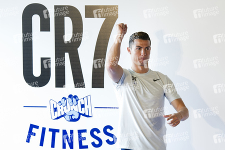 Cristiano Ronaldo präsentiert CR7 Crunch Fitness in Madrid