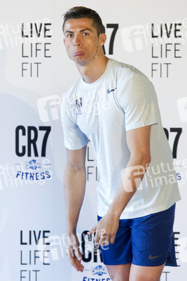 Cristiano Ronaldo präsentiert CR7 Crunch Fitness in Madrid
