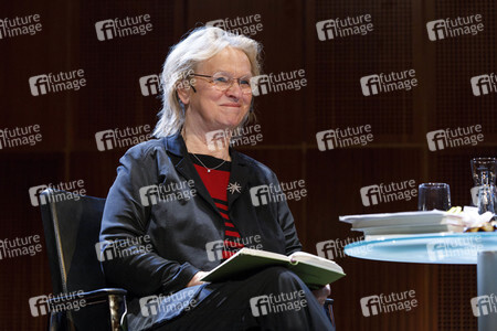 Otto Jägersberg und Elke Heidenreich auf der lit.Cologne 2017 in Köln