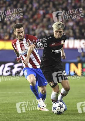 UEFA Champions League Match Atlético Madrid vs. Bayer 04 Leverkusen in Madrid