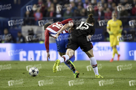 UEFA Champions League Match Atlético Madrid vs. Bayer 04 Leverkusen in Madrid