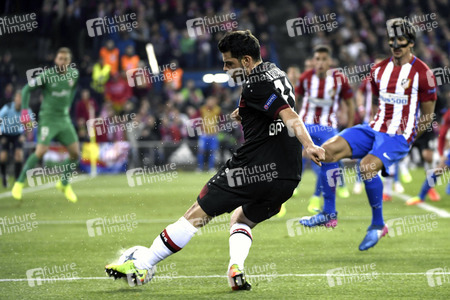 UEFA Champions League Match Atlético Madrid vs. Bayer 04 Leverkusen in Madrid