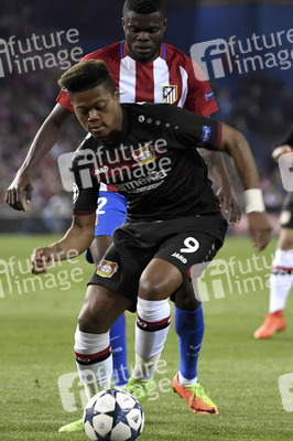 UEFA Champions League Match Atlético Madrid vs. Bayer 04 Leverkusen in Madrid