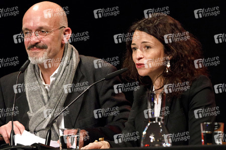 Karine Tuil und Marie Bäumer auf der lit.Cologne 2017 in Köln