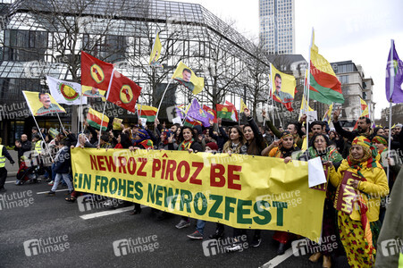 Kurden-Demonstration in Frankfurt