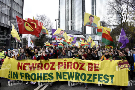 Kurden-Demonstration in Frankfurt