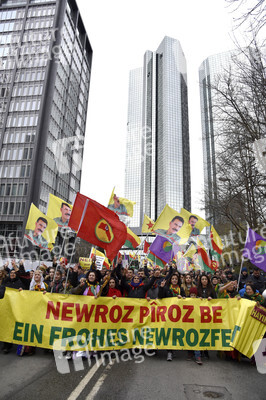 Kurden-Demonstration in Frankfurt