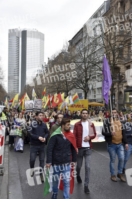 Kurden-Demonstration in Frankfurt