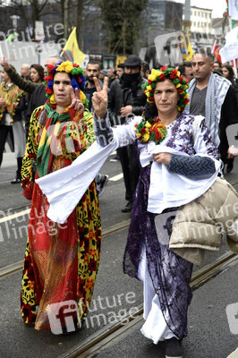 Kurden-Demonstration in Frankfurt