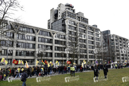 Kurden-Demonstration in Frankfurt