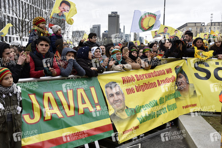 Kurden-Demonstration in Frankfurt