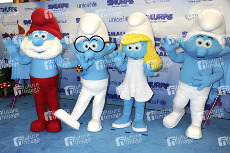 Präsentation der 'Small Smurfs Big Goal' Kampagne in New York