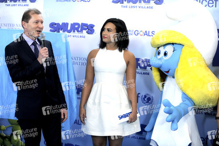 Präsentation der 'Small Smurfs Big Goal' Kampagne in New York
