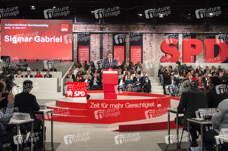 Außerordentlicher Bundesparteitag 2017 der SPD in Berlin