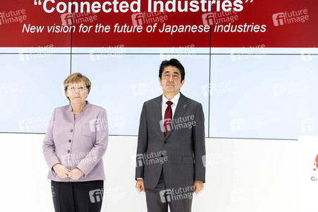 CeBIT Rundgang der Bundeskanzlerin Merkel in Hannover