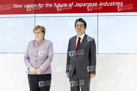 CeBIT Rundgang der Bundeskanzlerin Merkel in Hannover