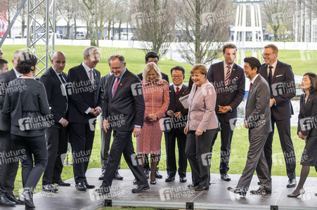 CeBIT Rundgang der Bundeskanzlerin Merkel in Hannover