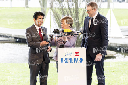 CeBIT Rundgang der Bundeskanzlerin Merkel in Hannover