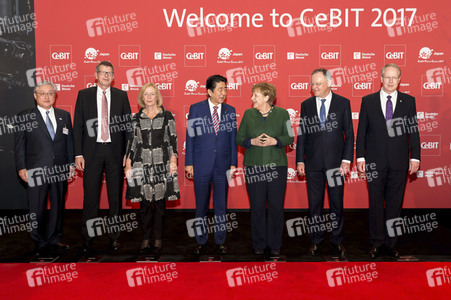 Eröffnung der CeBIT 2017 in Hannover