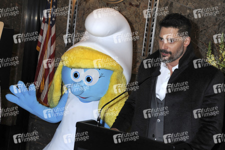 Empire State Building Lighting Ceremony zum 'International Day of Happiness' in New York