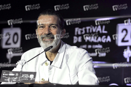 Pressekonferenz mit Antonio Banderas auf dem Malaga Film Festival 2017