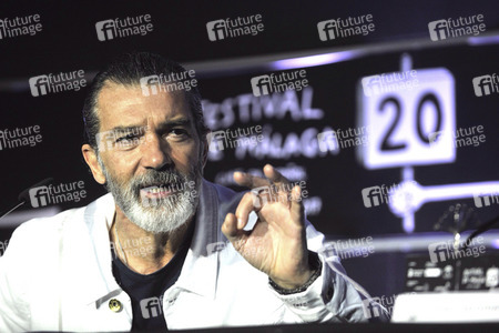 Pressekonferenz mit Antonio Banderas auf dem Malaga Film Festival 2017