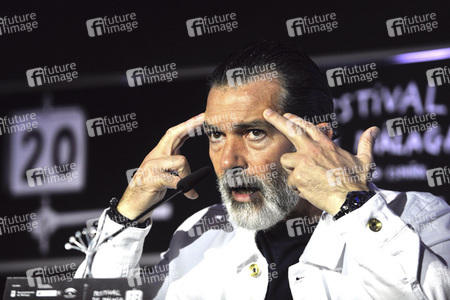 Pressekonferenz mit Antonio Banderas auf dem Malaga Film Festival 2017