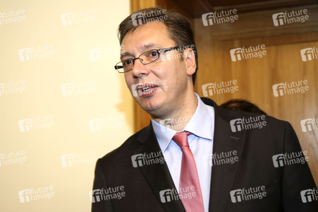 Aleksandar Vucic in Wien