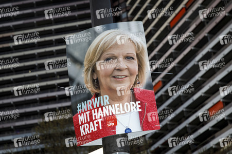 NRW-Wahlplakate in Köln