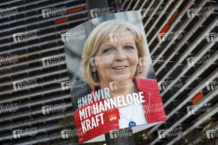 NRW-Wahlplakate in Köln