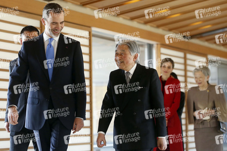 Offizieller Besuch des spanischen Königspaares in Tokio