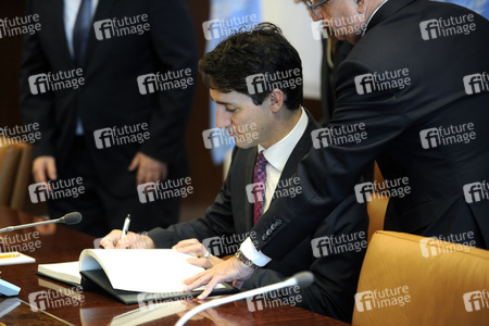 Justin Trudeau  bei der UN in New York