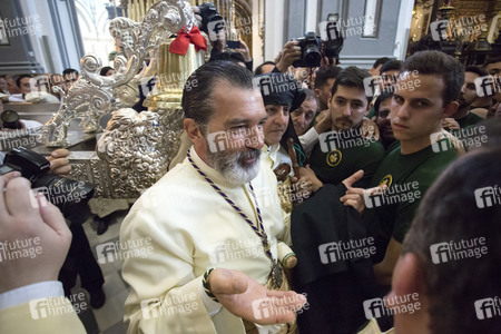 Antonio Banderas zur Karwoche in Malaga