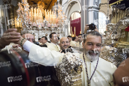 Antonio Banderas zur Karwoche in Malaga