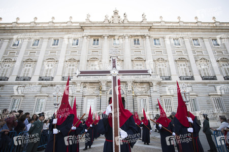 Procesion del Cristo de los Alabarderos in Madrid